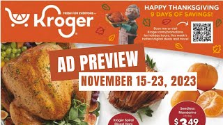 NEW 9 Day Sale Kroger Ad Preview for 11151123  5x Digitals Sale Weekly Digitals amp MORE [upl. by Desma478]