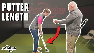 Choosing The Right Golf Putter Length  Golf Club Fitting Advice [upl. by Elleunamme]