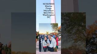 Marine Corps Marathon 2022 two psychiatrists run 262 miles together marathon mcm [upl. by Eecrad]