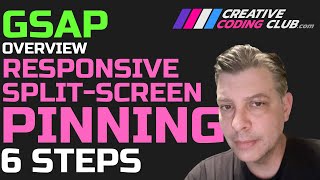 GSAP ScrollTrigger Responsive Split Screen Pinning [upl. by Khai29]