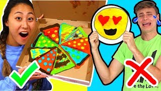 PANCAKE ART CHALLENGE WITH MY BOYFRIEND CARTER SHARER [upl. by Garlanda]