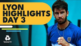 Norrie Meets Cerundolo De Minaur Battles Humbert  Lyon 2022 Highlights Day 3 [upl. by Alida308]