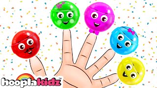 Finger Family Song With Lollipop  Fun Kids Songs By Hooplakidz [upl. by Lativa49]