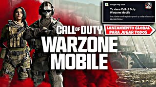 YA VIENE CALL OF DUTY WARZONE MOBILE PARA TODOS  LANZAMIENTO GLOBAL [upl. by Ainehta]