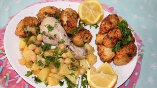 Cuisine algérienne choufleur frit aux oeufs القرنبيط المقلي بي البيض  Matbakh kamar [upl. by Atinram]