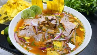 Como hacer Encebollado Ecuatoriano facil y delicioso [upl. by Llenrep921]