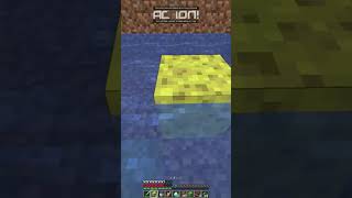 water sponge clip 【Minecraft】 [upl. by Ahsyekal879]