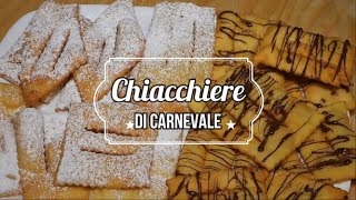 Chiacchiere di carnevale gustose fritte o cotte al forno [upl. by Julie153]