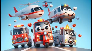 Transport Song Fun Transportation Adventure 🚁🚢  Cars Trains Planes Song for Kids  cocomeln [upl. by Katuscha]