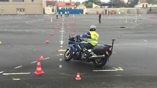 Plateau du permis chez les motards de la Gendarmerie [upl. by Jedlicka891]