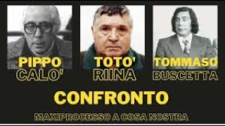 Il confronto tra Totò Riina Tomasso Buscetta e Pippo Calò [upl. by Valdis785]