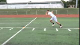 Down and Back Agility Drill [upl. by Noxid]