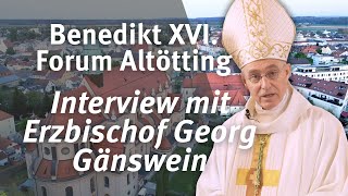 Live – Benedikt XVI Forum in Altötting Interview mit Erzbischof Gänswein  14072024 [upl. by Lemraj]