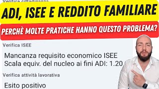 PROBLEMA ASSEGNO DI INCLUSIONE con ISEE e reddito familiare perchè [upl. by Lewison]