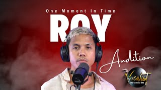 One Moment in Time  Whitney Houston  Cover by  Roy Corbes  TVI UAE  Auditions [upl. by Birk288]