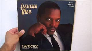 Alexander ONeal  Criticize 1987 Remix [upl. by Araid]