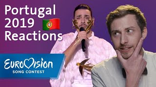 Conan Osíris  quotTelemóveisquot  Portugal  Reactions  Eurovision Song Contest [upl. by Adnorrehs]