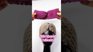 “Neues Stirnband für Häkelanfänger crochet häkeln [upl. by Bohrer425]