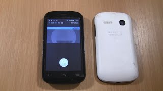 Alcatel ONETOUCH POP C2 4032D black white incoming call [upl. by Eixor448]