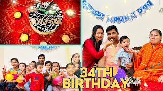 34th Birthday celebration 🎉 Papa ke birthday par mila hannu ko gift 😍 Hannufamilyvlogs ♥️ [upl. by Bina]