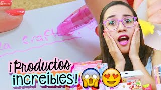 ¡MARCADORES QUE SE BORRAN y más PRODUCTOS JAPONESES INNOVADORES y KAWAII Haul ✎ Craftingeek [upl. by Tyson]