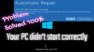 Windows booting issue fix  Windows startup repair fix  Windows Automatic repair fix  Startup fix [upl. by Knorring226]