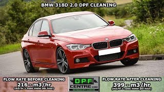 BMW 318D 20 DPF Cleaning [upl. by Imeka409]