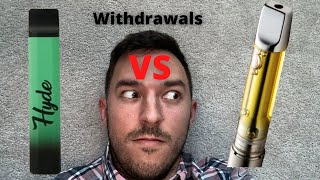 Weed Withdrawal Symptoms VS Nicotine Withdrawal Symptoms [upl. by Nadbus276]