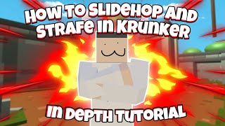 How to Slidehop and Strafe in Krunkerio  An indepth movement guide [upl. by Aniehs]