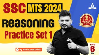 SSC MTS 2024  SSC MTS Reasoning Classes by Atul Awasthi  SSC MTS Reasoning Practice Set 1 [upl. by Gusta]