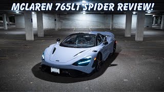 McLaren 765LT Spider The Craziest Production Car Money Can Buy Full Review [upl. by Inej623]