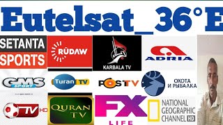 eutelsat36°E dish settingeutelsat 36b free to air channel listeutelsat 36b new update today 2024 [upl. by Mahgem]