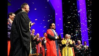 Chancellor Sanjeev Bhaskar OBE awarded surprise honorary degree from the University of Sussex [upl. by Aicxela]