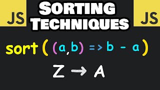 Learn JavaScript SORTING in 6 minutes 🗃 [upl. by Hgielyak]