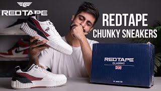 REDTAPE CHUNKY SNEAKERS UNDER ₹1800  REDTAPE MODEL NO RSL0334  INDIA [upl. by Deanna]