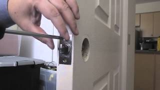 Unboxing amp installing a keyed entry door knob ASMR [upl. by Ekeiram]