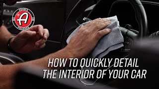 How To Quickly Detail The Interior of Your Car [upl. by Nessah]