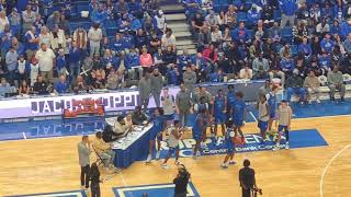 Jacob Toppin Wins The Big Blue Madness Dunk Competition [upl. by Ruosnam845]