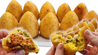 ARANCINI DI RISO SICILIANI RICETTA ORIGINALE  ARANCINI SICILIANI PERFETTI E DELIZIOSI [upl. by Lellih]