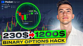 From 230 to 1200 My 100 Pocket Option Strategy Binary Options Trading [upl. by Hayse]