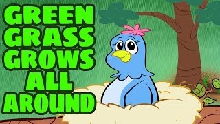 Green Grass Grows All Around  Childrens Song with Lyrics  Kids Songs by The Learning Station [upl. by Virgina613]