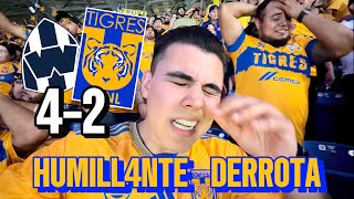 HUMILLADOS POR MONTERREY 🐧  RAYADOS VS TIGRES  CLÁSICO REGIO 139  LIGA MX J12 AP2024  REACCIÓN [upl. by Boland]