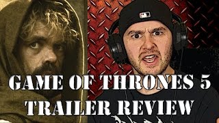 GAME OF THRONES SEASON 5 TRAILER REVIEW [upl. by Alphonsa]