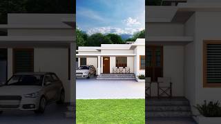 1400 sq ft house design planelevation3D home keralahomedesign [upl. by Yreffoeg]