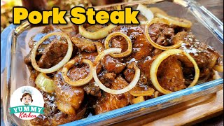 Pork Steak  Simplehan lang natin ang pagluluto ng paboritong Pork Steak [upl. by Hola]