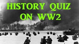 Have you studied the history of World War 2 [upl. by Starla]