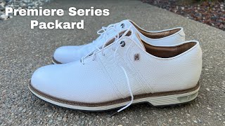 Footjoy Premiere Series Packard Golf Shoes Review  Tiger Woods Shoe of Choice [upl. by Chaworth412]