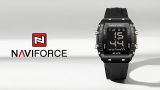 LATEST DESIGN OF 2023 Oct丨NAVIFORCE Watch NF7102 LCD Digital Display Movement [upl. by Cirdes]