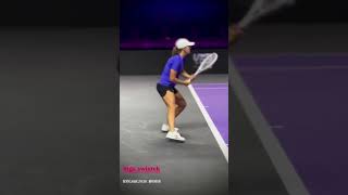 Iga Swiatek Practice In Riyadh  WTA Final Riyadh igaswiatek igaświątek wtafinalsriyadh [upl. by Nedac]