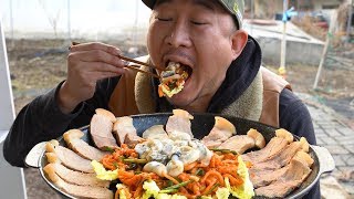 🐷돼지고기 수육과 찰떡궁합굴보쌈 먹방 Bossam Mukbang eating show [upl. by Quintessa]